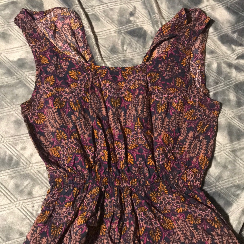 Short sleeve jump suit